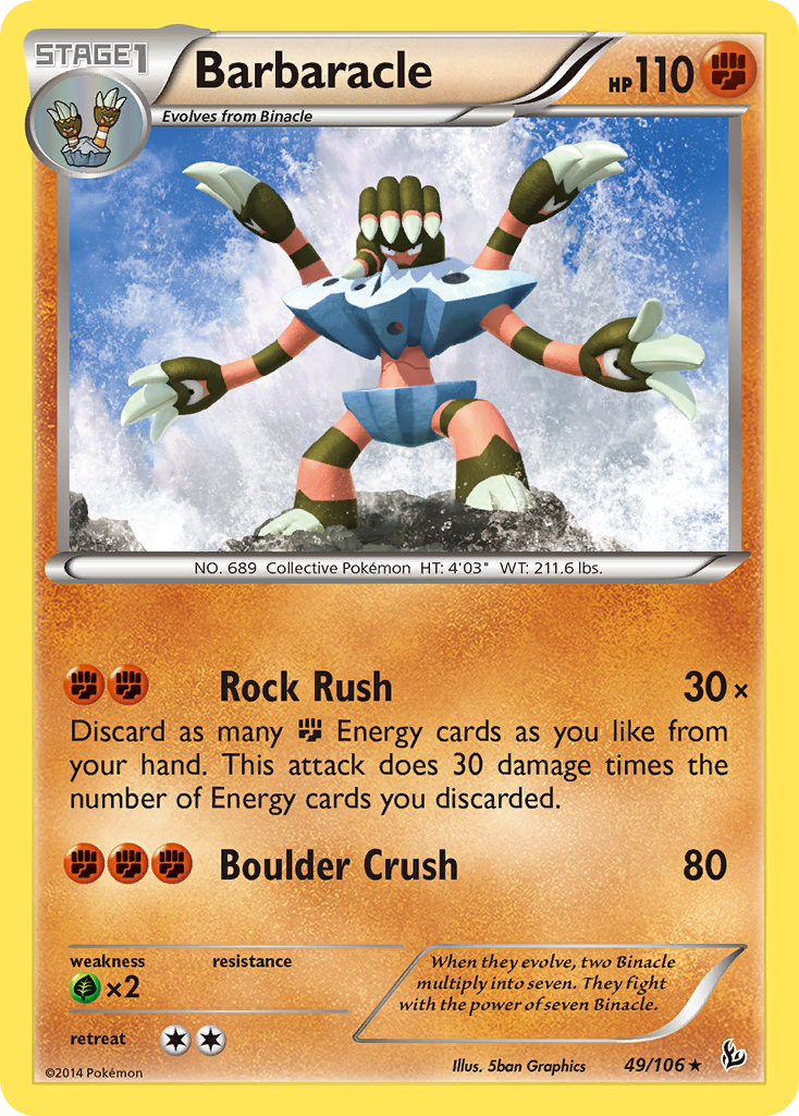 Barbaracle (49/106) [XY: Flashfire] | Devastation Store