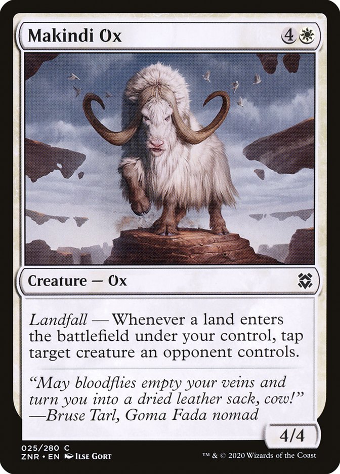 Makindi Ox [Zendikar Rising] | Devastation Store