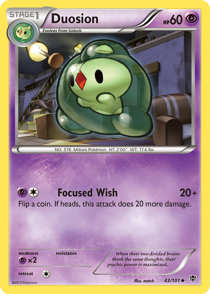 Duosion (43/101) [Black & White: Plasma Blast] | Devastation Store