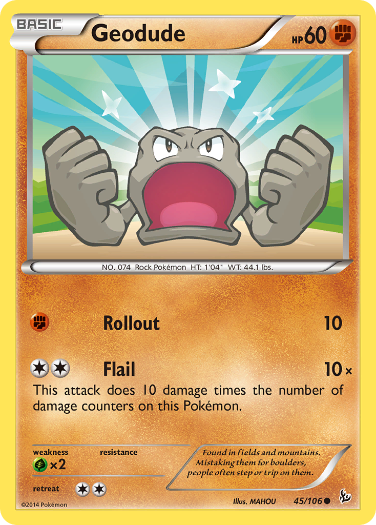 Geodude (45/106) [XY: Flashfire] | Devastation Store