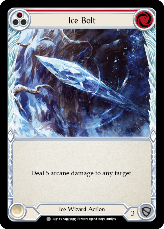 Ice Bolt (Red) [UPR133] (Uprising)  Rainbow Foil | Devastation Store