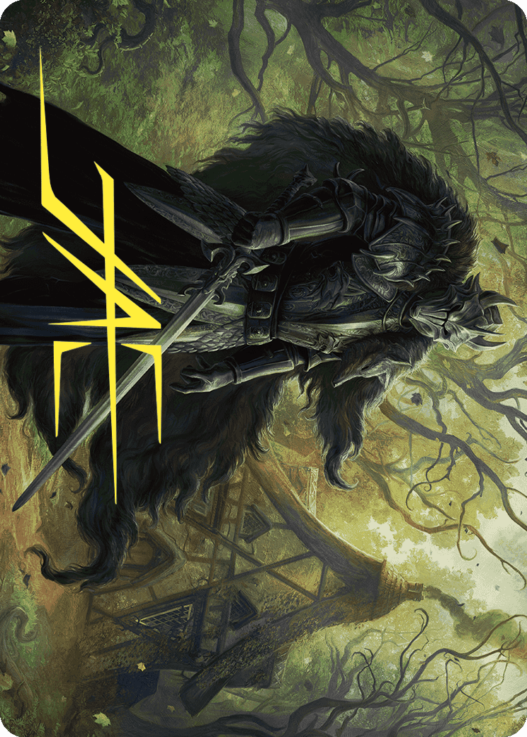 Agatha's Champion Art Card (Gold-Stamped Signature) [Wilds of Eldraine Art Series] | Devastation Store