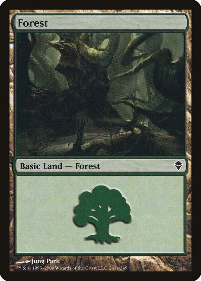 Forest (247a) [Zendikar] - Devastation Store | Devastation Store