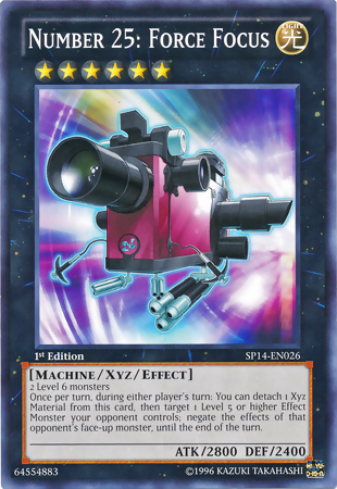 Number 25: Force Focus [SP14-EN026] Starfoil Rare | Devastation Store