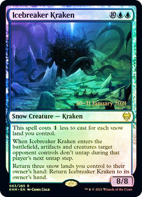 Icebreaker Kraken [Kaldheim Prerelease Promos] | Devastation Store