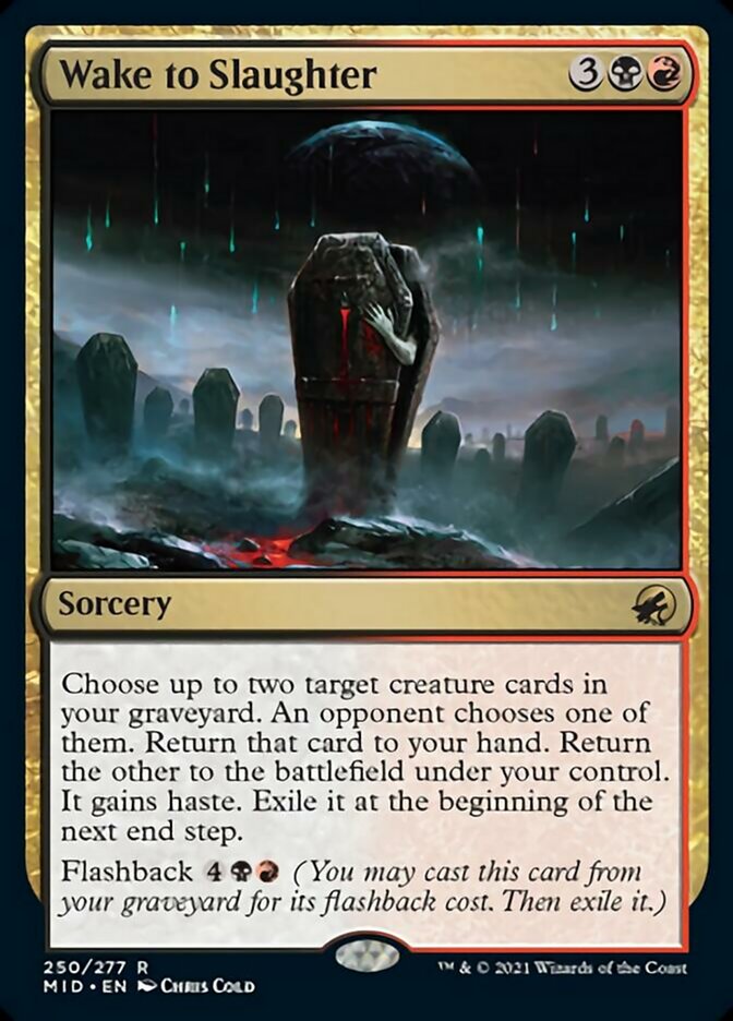 Wake to Slaughter [Innistrad: Midnight Hunt] | Devastation Store