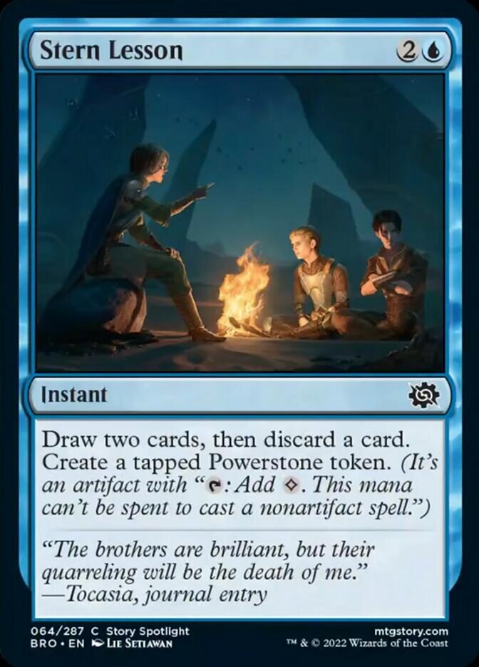 Stern Lesson [The Brothers' War] | Devastation Store