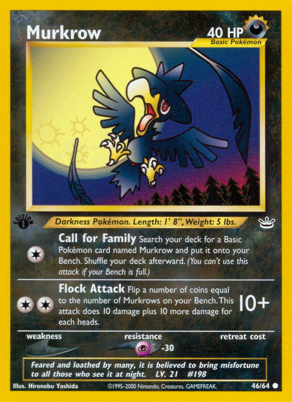 Murkrow (46/64) [Neo Revelation 1st Edition] | Devastation Store