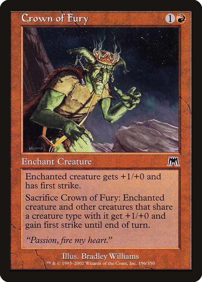 Crown of Fury [Onslaught] - Devastation Store | Devastation Store