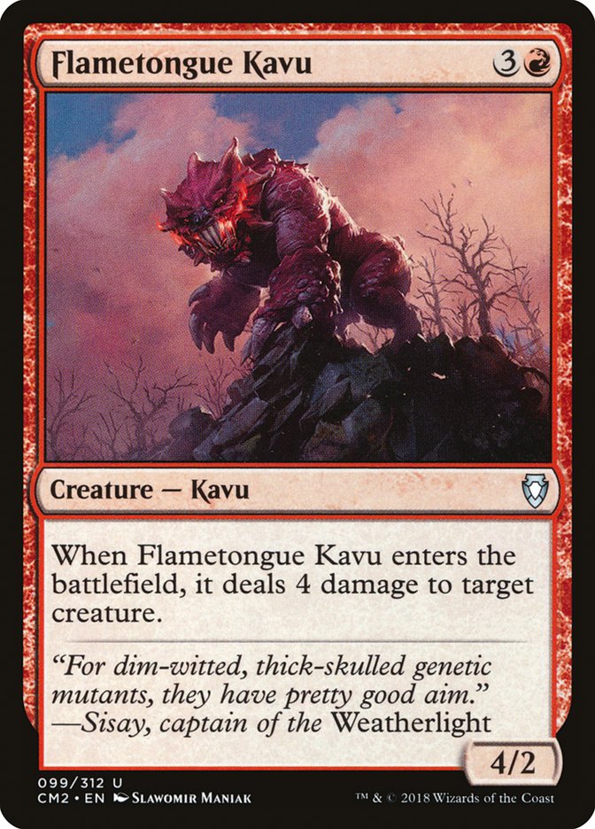 Flametongue Kavu [Commander Anthology Volume II] | Devastation Store