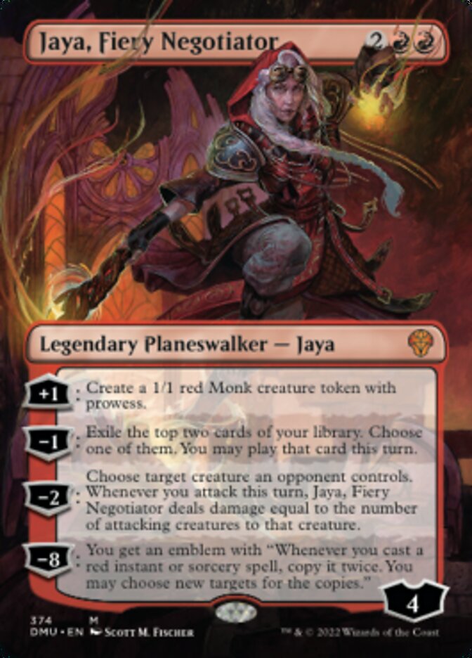 Jaya, Fiery Negotiator (Borderless) [Dominaria United] | Devastation Store