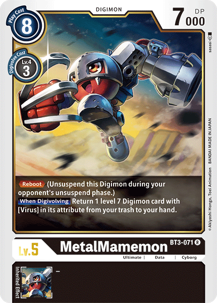 MetalMamemon [BT3-071] [Release Special Booster Ver.1.5] | Devastation Store