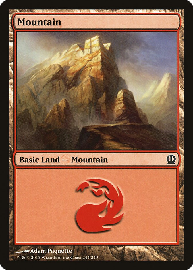 Mountain (244) [Theros] - Devastation Store | Devastation Store