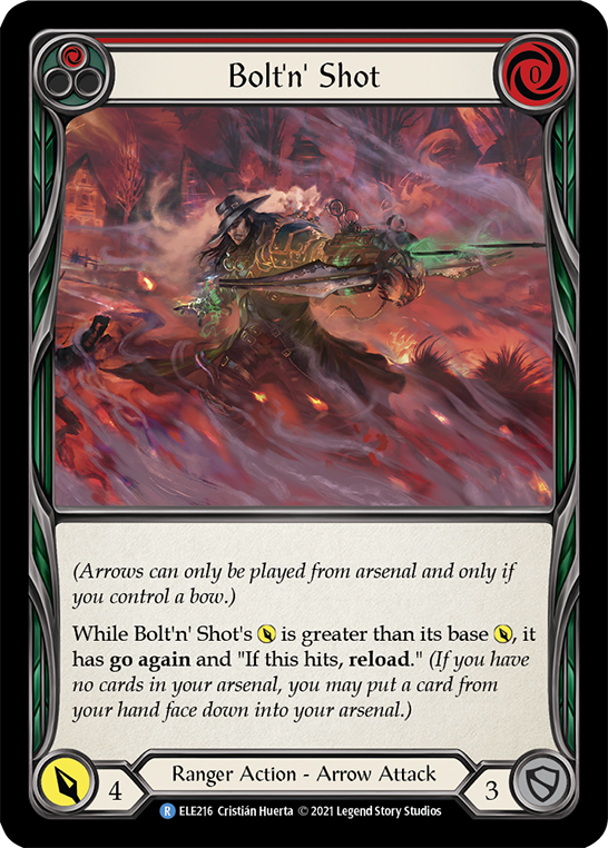 Bolt'n' Shot (Red) [ELE216] (Tales of Aria)  1st Edition Normal | Devastation Store