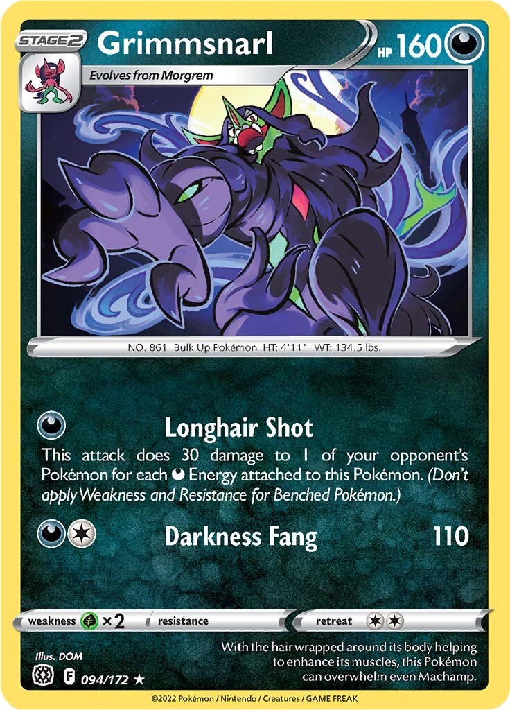 Grimmsnarl (094/172) [Sword & Shield: Brilliant Stars] | Devastation Store
