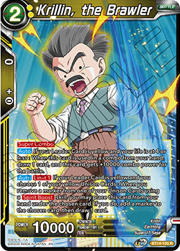 Krillin, the Brawler (BT14-105) [Cross Spirits] | Devastation Store