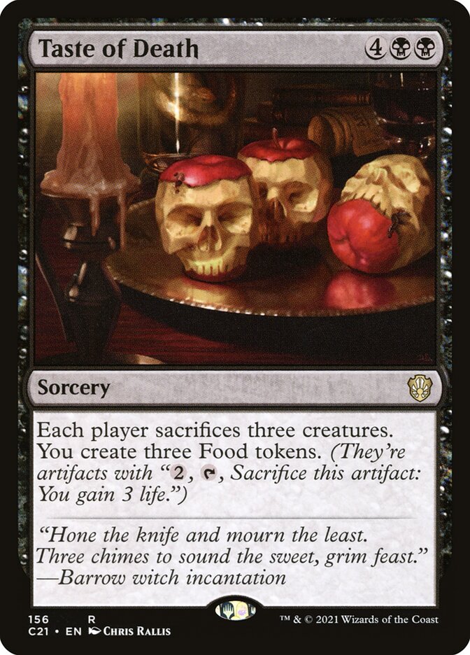 Taste of Death [Commander 2021] | Devastation Store