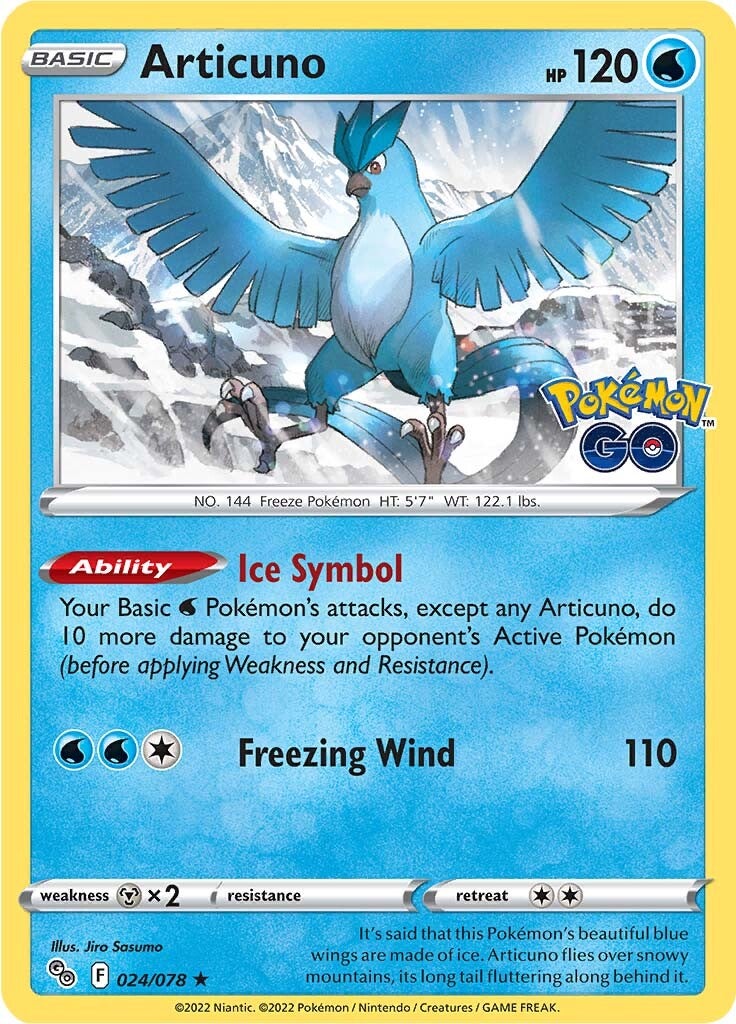 Articuno (024/078) [Pokémon GO] | Devastation Store