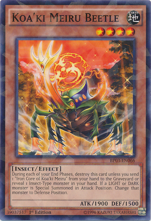 Koa'ki Meiru Beetle [BP03-EN066] Shatterfoil Rare | Devastation Store