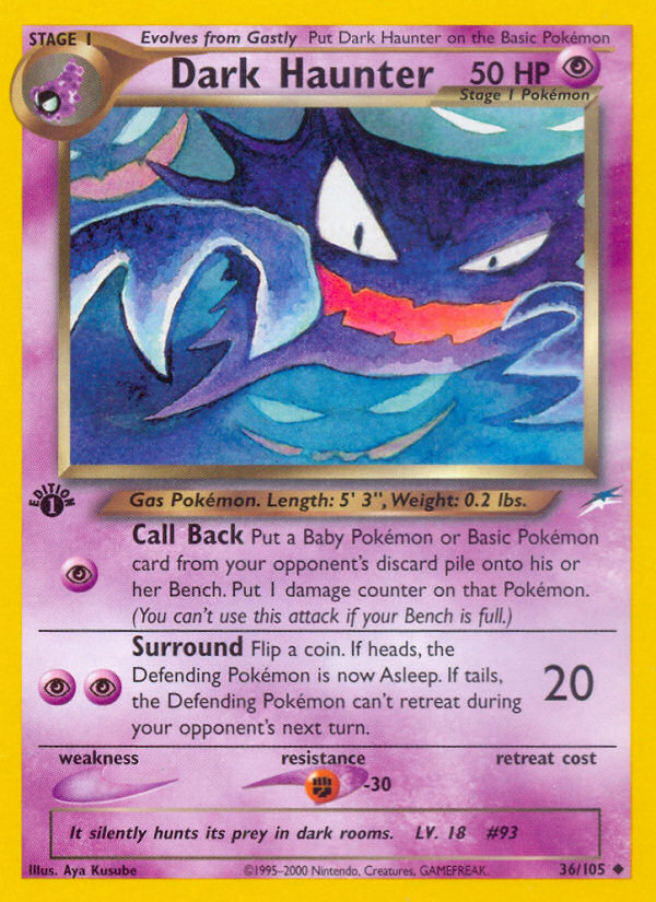Dark Haunter (36/105) [Neo Destiny 1st Edition] | Devastation Store