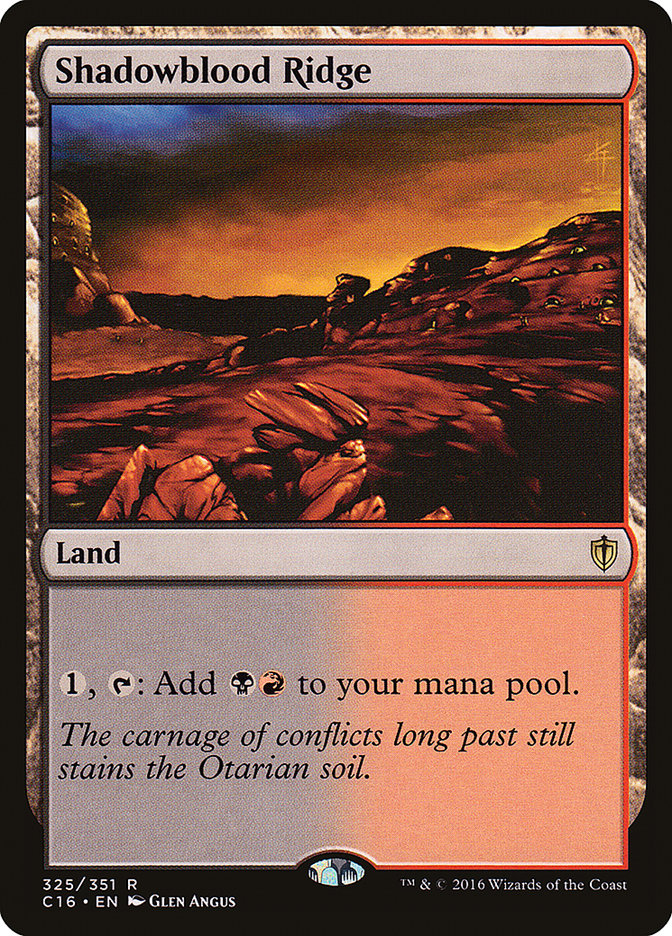Shadowblood Ridge [Commander 2016] | Devastation Store