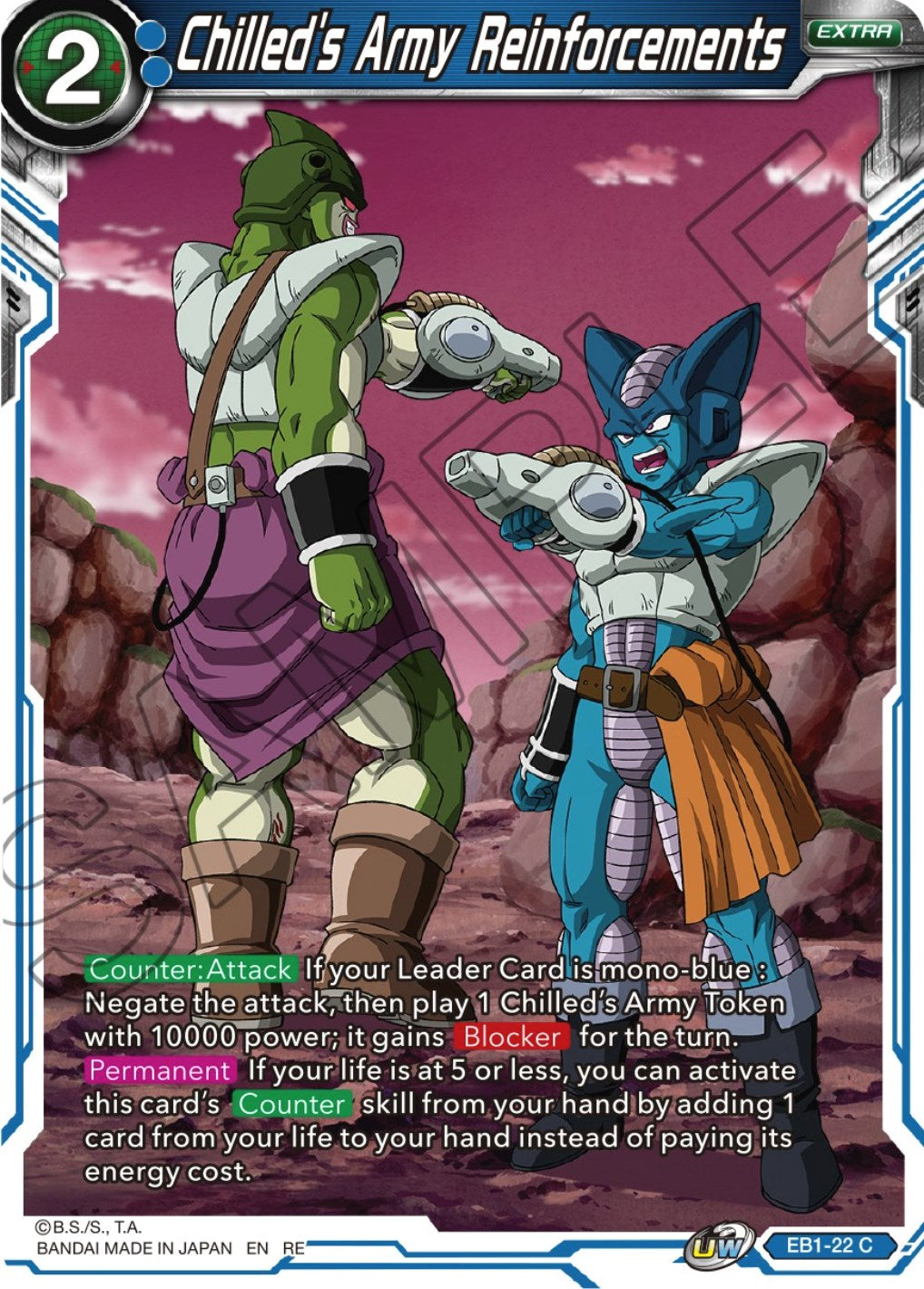 Chilled's Army Reinforcements (Reprint) (EB1-22) [Ultimate Deck 2023] | Devastation Store