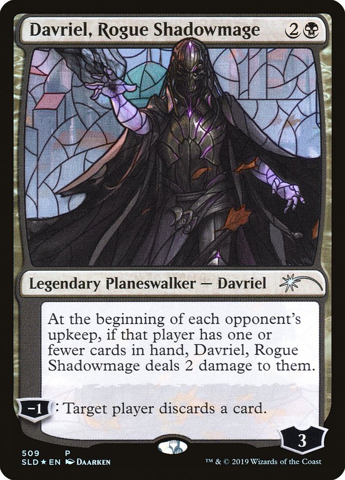 Davriel, Rogue Shadowmage (Stained Glass) [Secret Lair Drop Promos] | Devastation Store