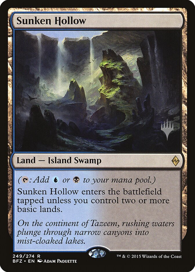 Sunken Hollow [Battle for Zendikar Promos] | Devastation Store