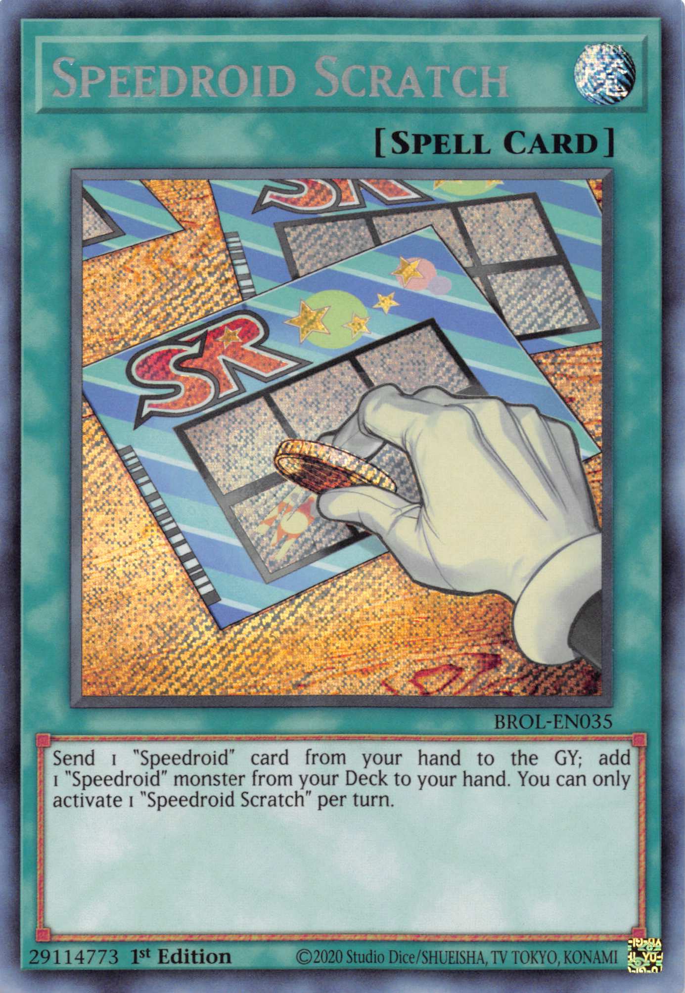 Speedroid Scratch [BROL-EN035] Secret Rare | Devastation Store