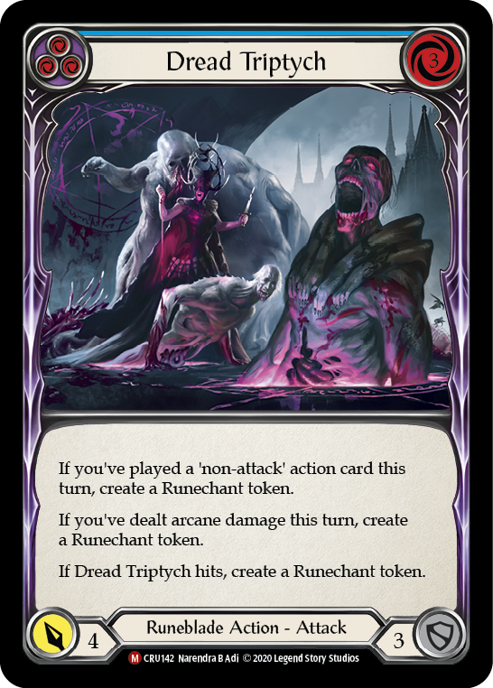 Dread Triptych [CRU142] 1st Edition Normal - Devastation Store | Devastation Store