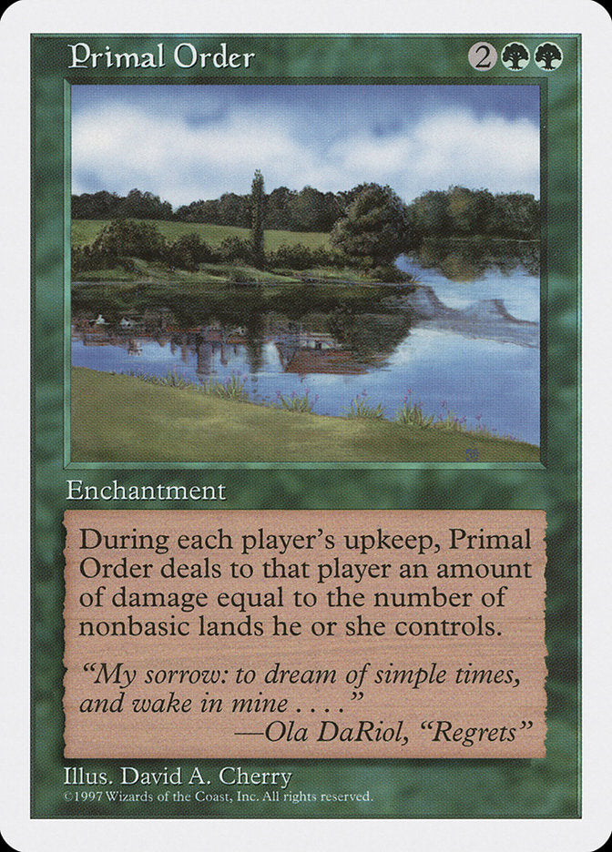 Primal Order [Fifth Edition] - Devastation Store | Devastation Store