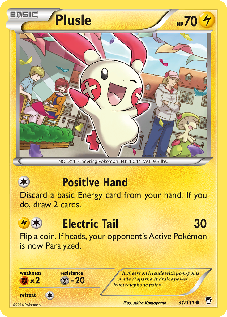 Plusle (31/111) [XY: Furious Fists] | Devastation Store
