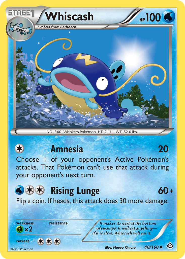 Whiscash (40/160) [XY: Primal Clash] | Devastation Store