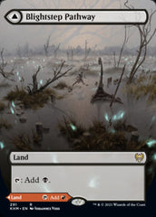 Blightstep Pathway // Searstep Pathway (Borderless Alternate Art) [Kaldheim] | Devastation Store