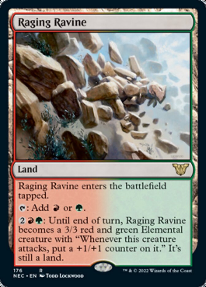 Raging Ravine [Kamigawa: Neon Dynasty Commander] | Devastation Store