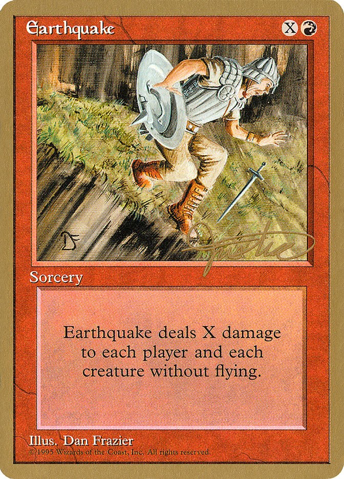 Earthquake (Mark Justice) [Pro Tour Collector Set] | Devastation Store