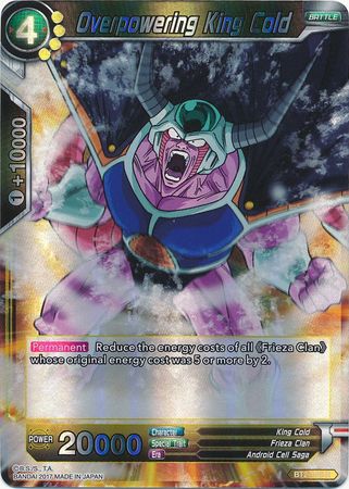Overpowering King Cold [BT2-105] | Devastation Store