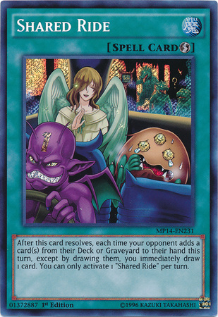 Shared Ride [MP14-EN231] Secret Rare | Devastation Store