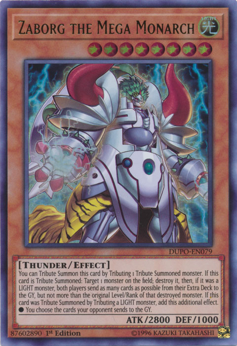 Zaborg the Mega Monarch [DUPO-EN079] Ultra Rare | Devastation Store