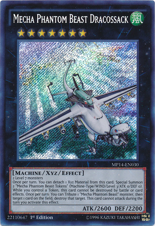Mecha Phantom Beast Dracossack [MP14-EN030] Secret Rare | Devastation Store