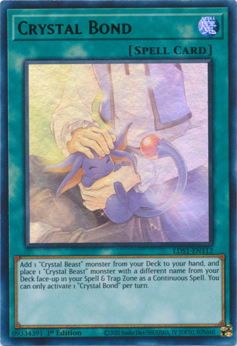 Crystal Bond (Purple) [LDS1-EN112] Ultra Rare | Devastation Store