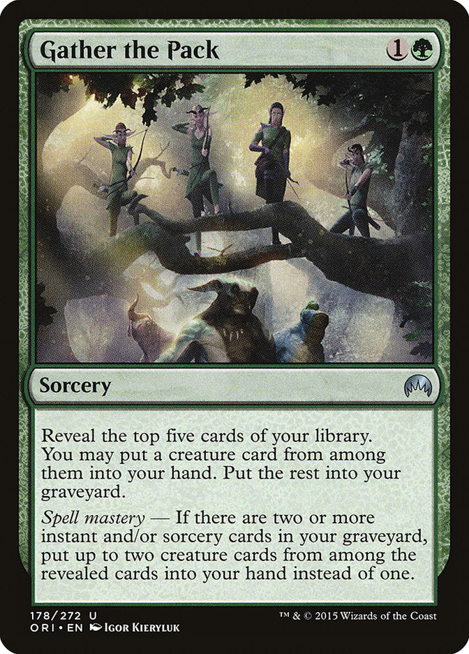 Gather the Pack [Magic Origins] | Devastation Store