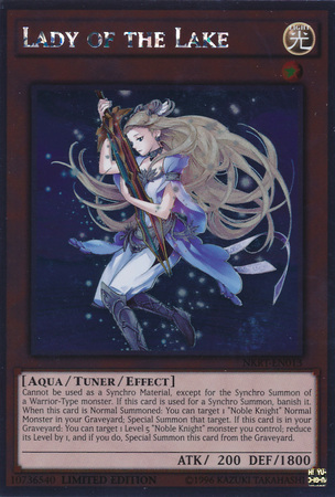 Lady of the Lake [NKRT-EN013] Platinum Rare | Devastation Store