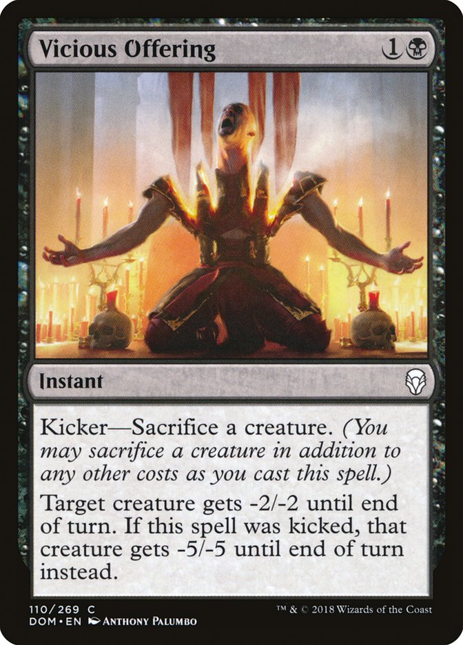Vicious Offering [Dominaria] | Devastation Store