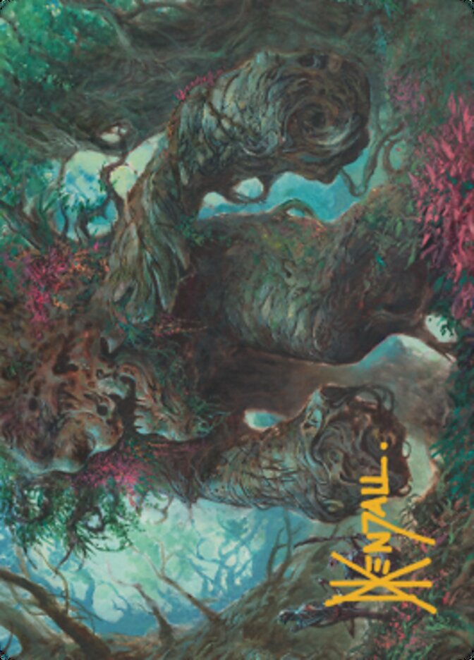 Magnigoth Sentry Art Card (Gold-Stamped Signature) [Dominaria United Art Series] | Devastation Store