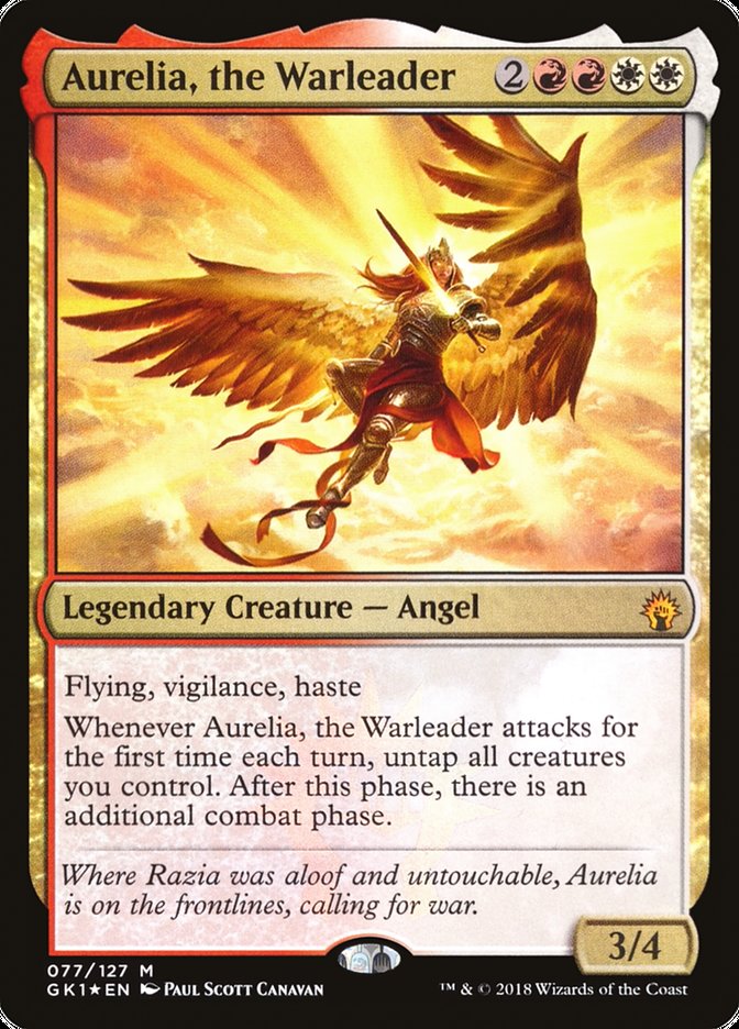 Aurelia, the Warleader [Guilds of Ravnica Guild Kit] | Devastation Store