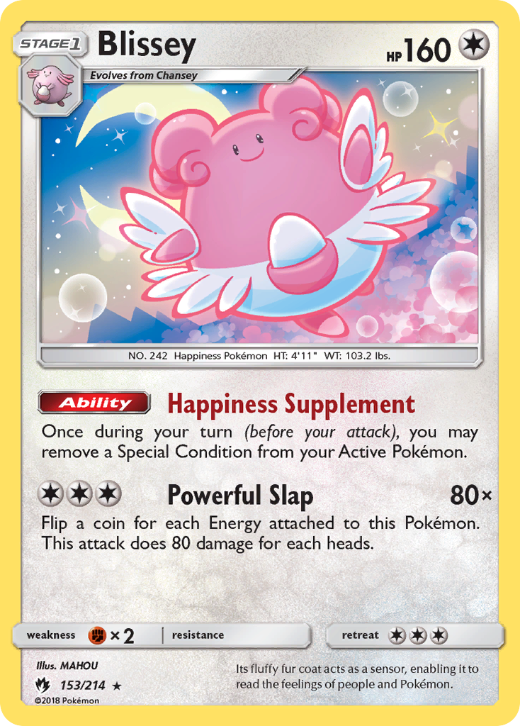 Blissey (153/214) [Sun & Moon: Lost Thunder] | Devastation Store