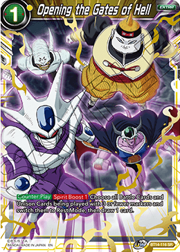 Opening the Gates of Hell (BT14-116) [Cross Spirits] | Devastation Store