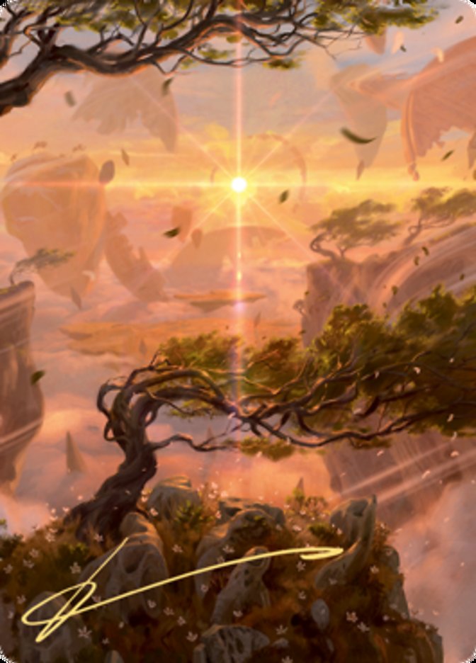Windswept Heath Art Card (Gold-Stamped Signature) [Zendikar Rising Art Series] | Devastation Store