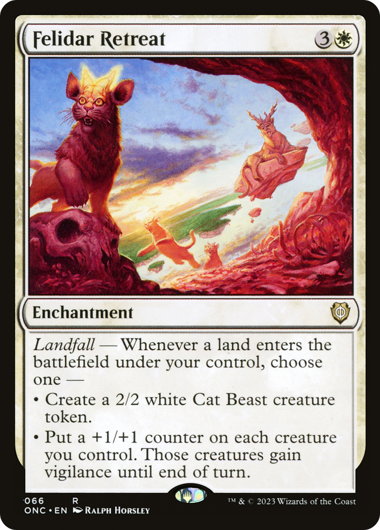 Felidar Retreat [Phyrexia: All Will Be One Commander] | Devastation Store